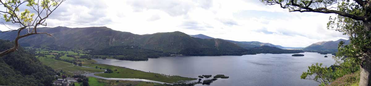 Surprise View, looking along Derwentwater in the direction of Keswick Surprise View